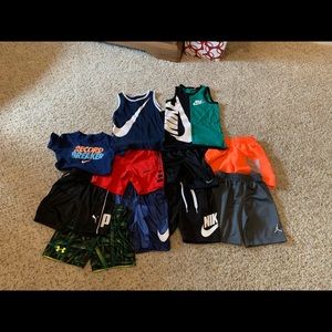 Boys shorts and shirts . Several brands